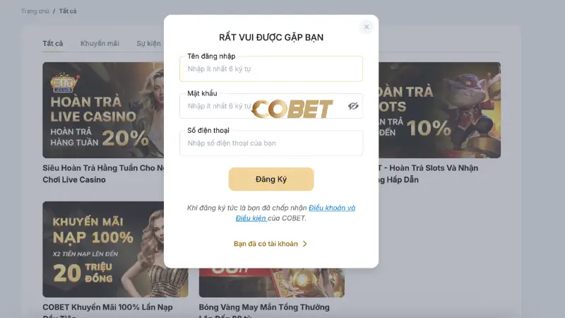Giới thiệu chung về nền tảng cá cược Cobet